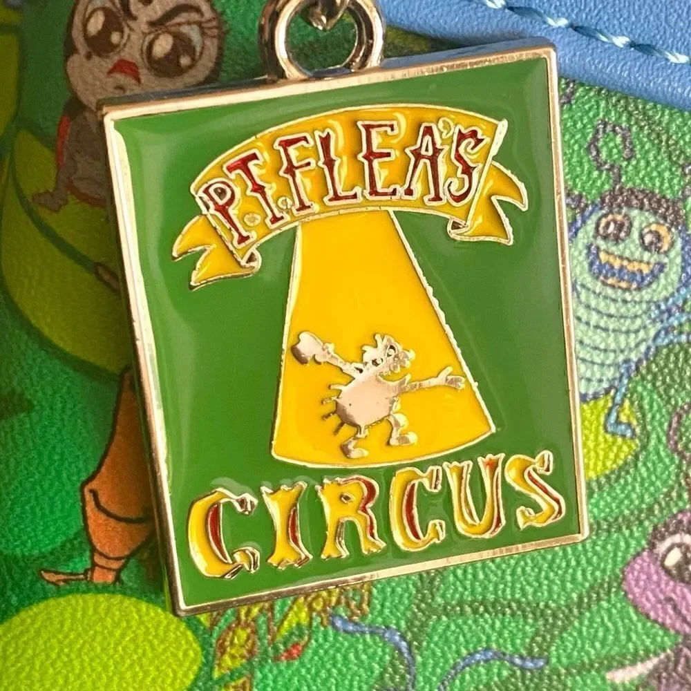 Loungefly Disney Pixar A Bug’s Life Mini Backpack Green Bugs New Exclusive